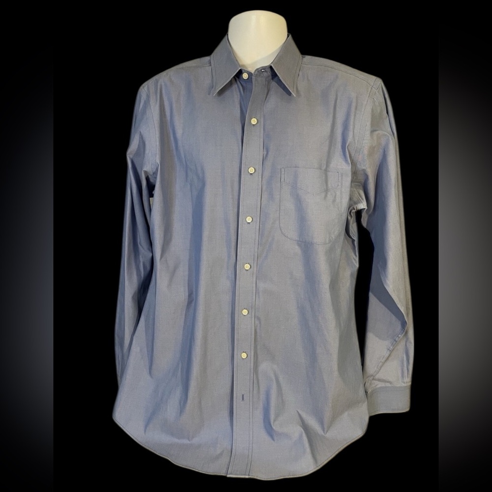 Brooks Brothers Regent 1818 Blue Checkered Button down Dress Shirt Preppy Ivy